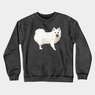 Japanese Spitz Side Look Crewneck Sweatshirt